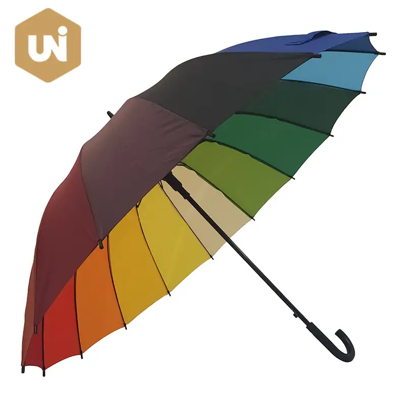 Rainbow Adult Stick automatinis skėtis